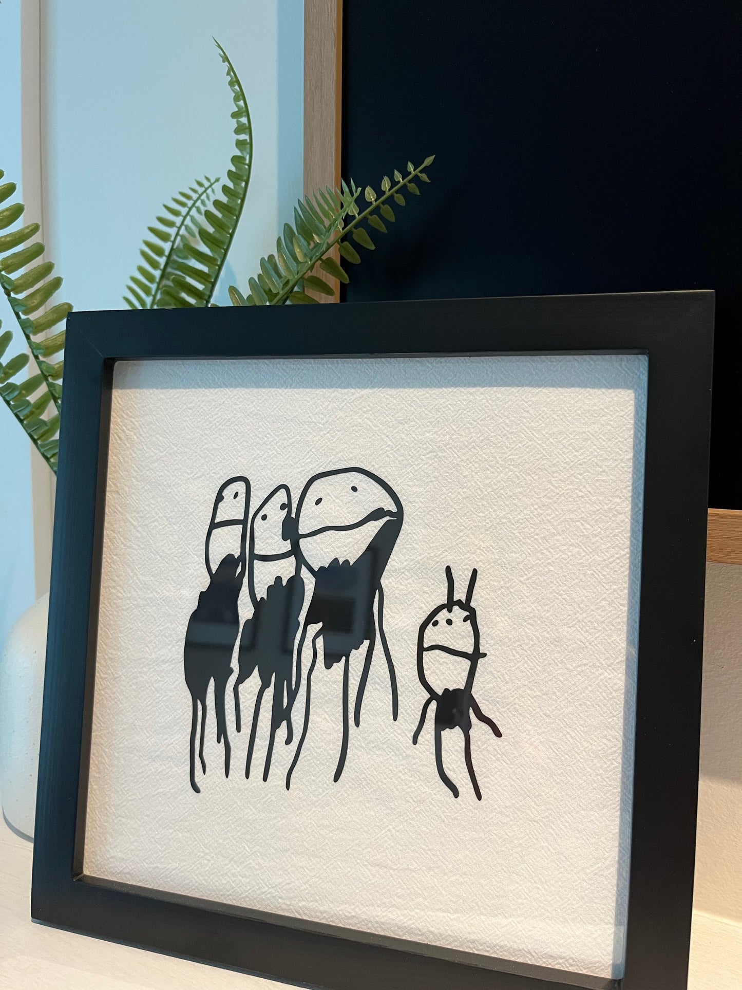 Collectively Pressed custom child's drawing 